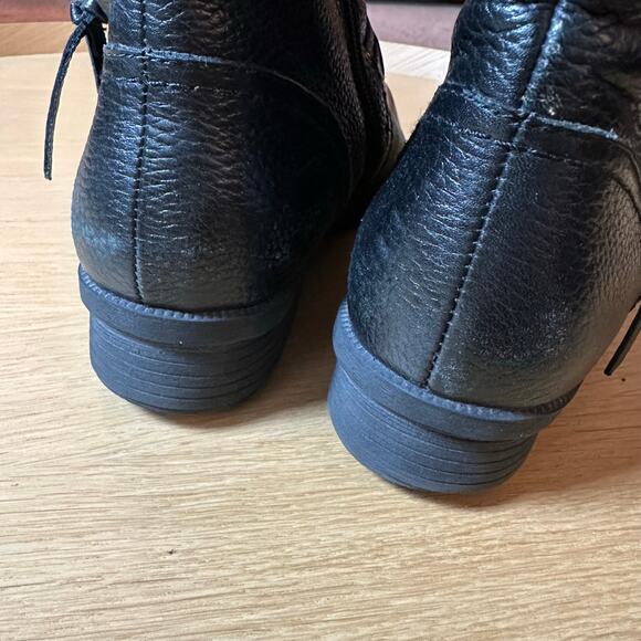 Clarks | Size 7 Riddle Avant Womens Black Leather Boot Leather Boots - Picture 6 of 8